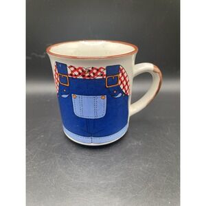 Vintage Interpur Farmer Boy Mug Made In Korea